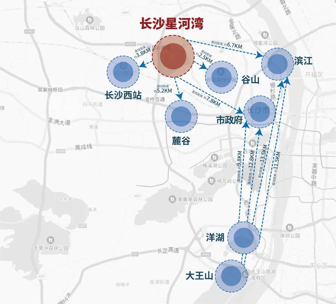 星河湾建面180308㎡奢装大平层把握湘江新区风口