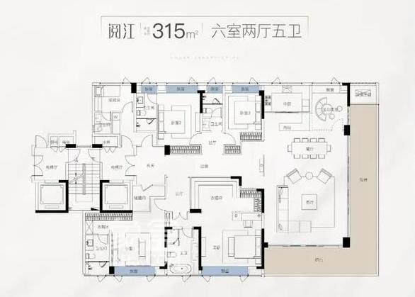 綠城桂滿湘江,位於望城區丁字鎮,江景大平層,z大500㎡