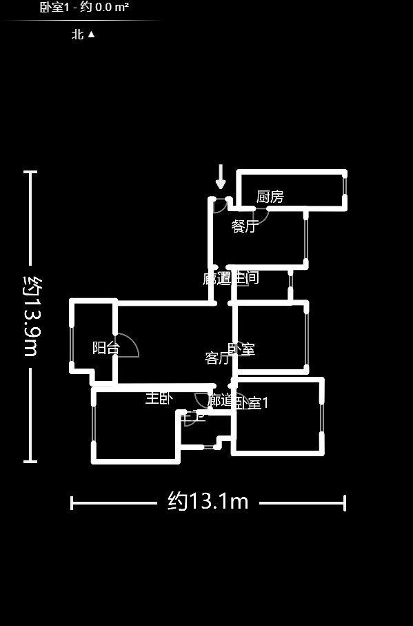 中海國際四期  3室2廳2衛(wèi)    111.0萬戶型圖