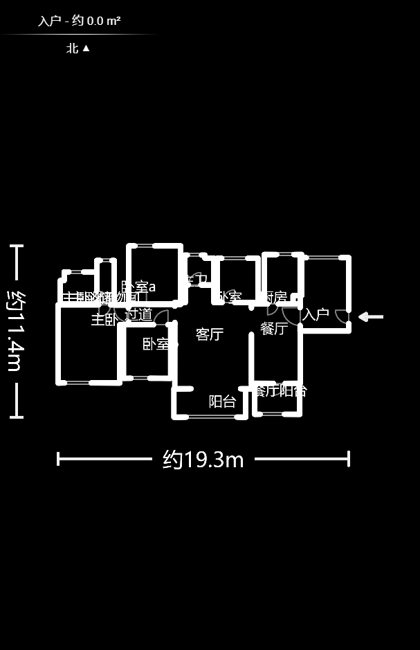 盛地尊域  5室2厅2卫    97.8万户型图