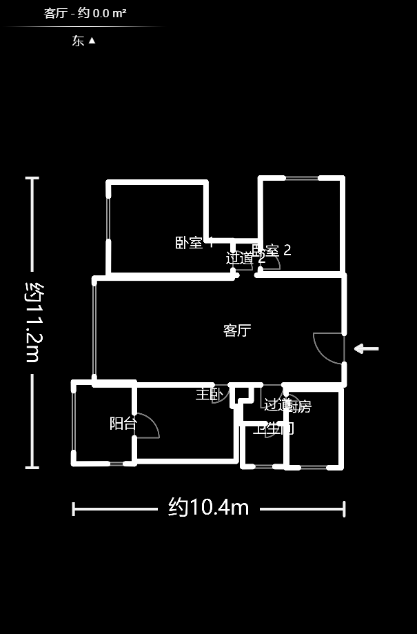 锦绣华天  3室2厅2卫    130.0万 锦绣华天  3室2厅2卫    130.0万户型图