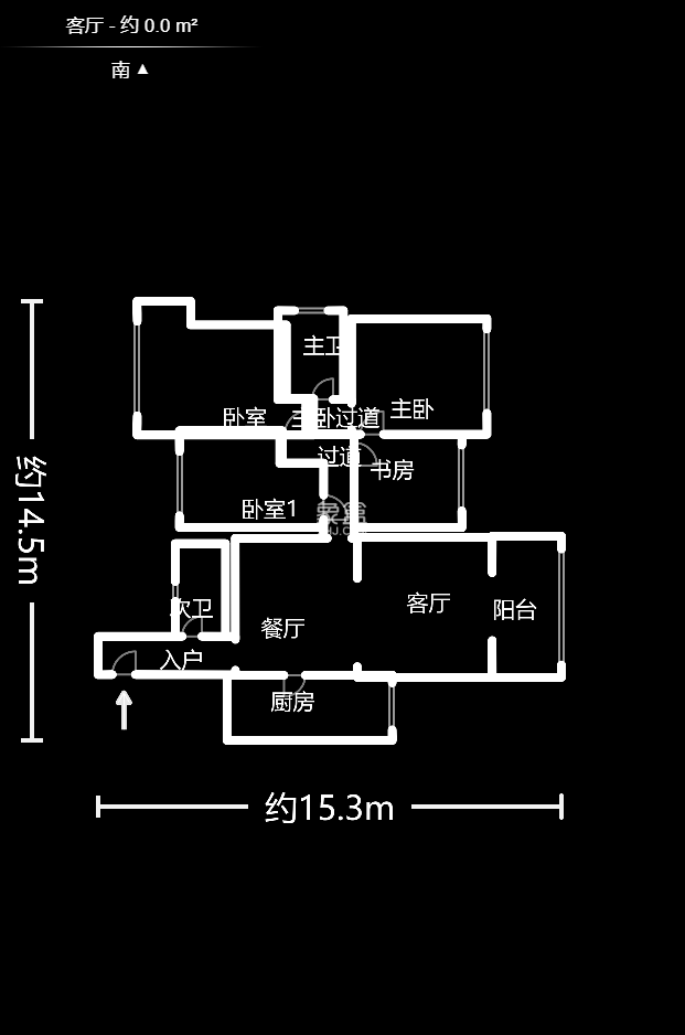 红橡华园(菲莎公馆)  4室2厅1卫   228.00万户型图