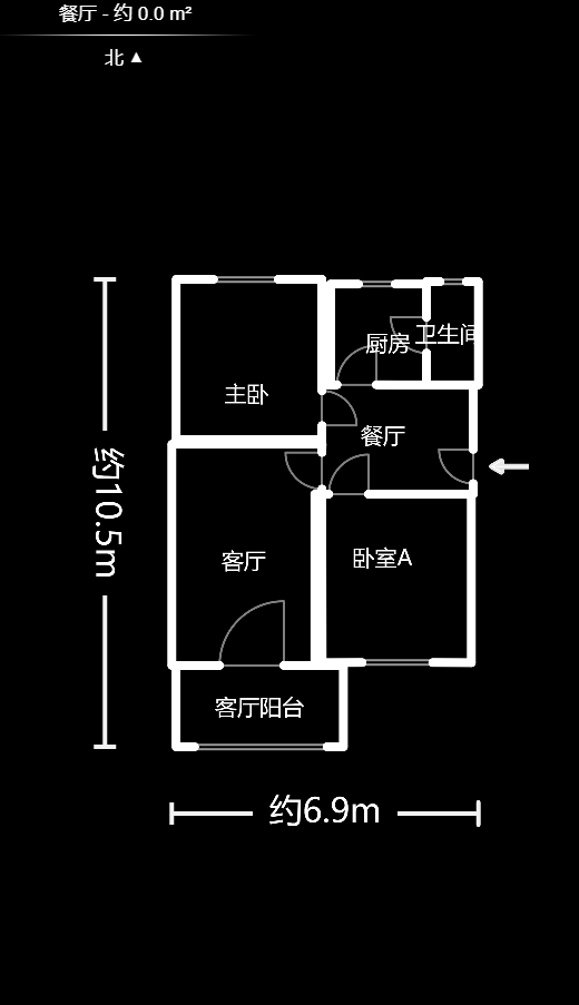 谭石路谭家冲社区  3室1厅1卫   42.00万户型图