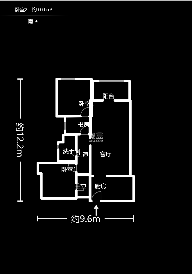 建发中央公园（建发美地）  3室2厅2卫   240.00万户型图