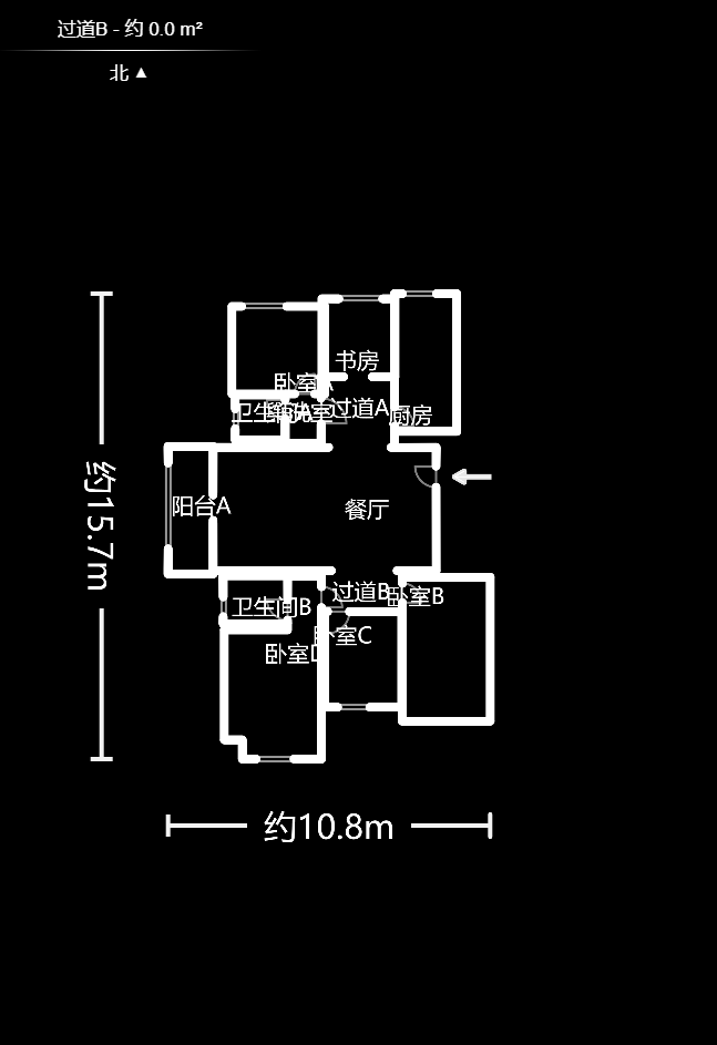 兴汝金城  5室2厅2卫   252.00万户型图