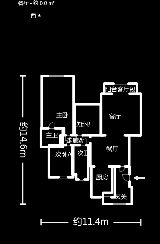 中建芙蓉和苑  3室2厅1卫   232.00万户型图