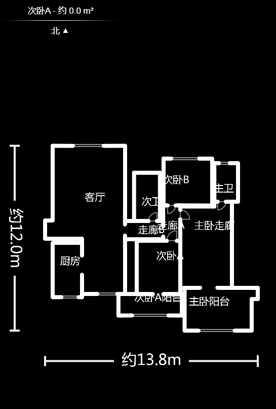 BOBO天下城（CTA财富中心）  3室2厅2卫   152.80万户型图