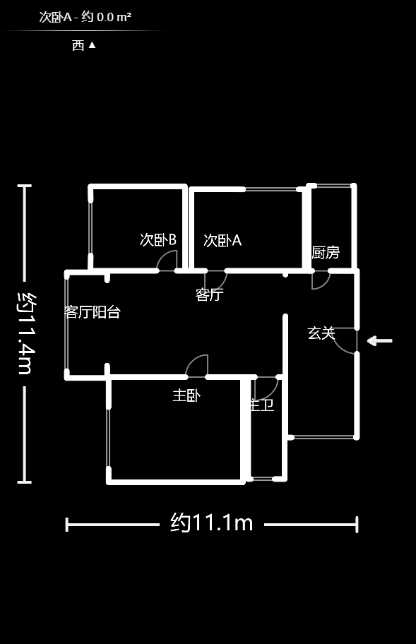 鑫远熙山  3室2厅1卫   130.00万户型图