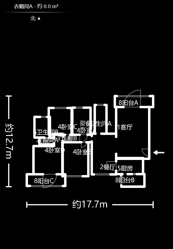 圣爵菲斯  4室2厅2卫   145.00万