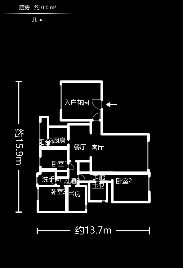 亚华香舍花都  5室2厅2卫    190.0万户型图