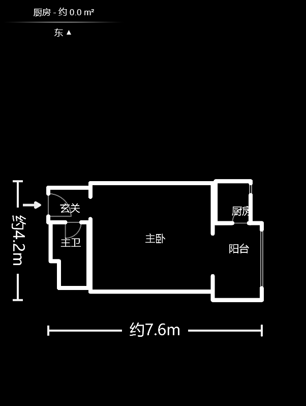博林金谷  1室1厅1卫   36.00万户型图