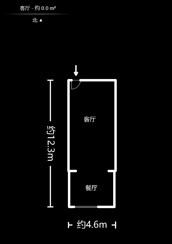 蓝色地标  1室1厅0卫   70.00万户型图