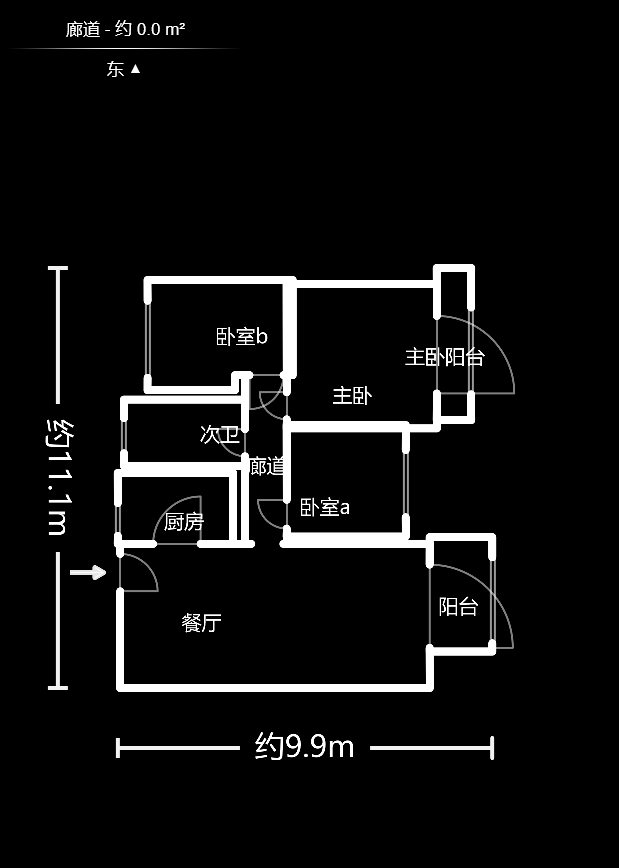 梅溪湖金茂悦（金悦雅苑）  3室2厅2卫   161.90万户型图