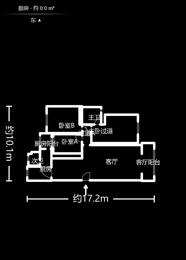 城西公寓（西城门第）  3室2厅1卫   120.00万户型图