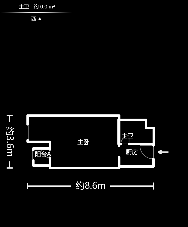 上峰苑（兰亭玥岛）  1室1厅1卫    32.95万户型图