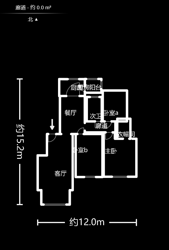 麓谷加州陽光  3室2廳2衛(wèi)    106.0萬戶型圖