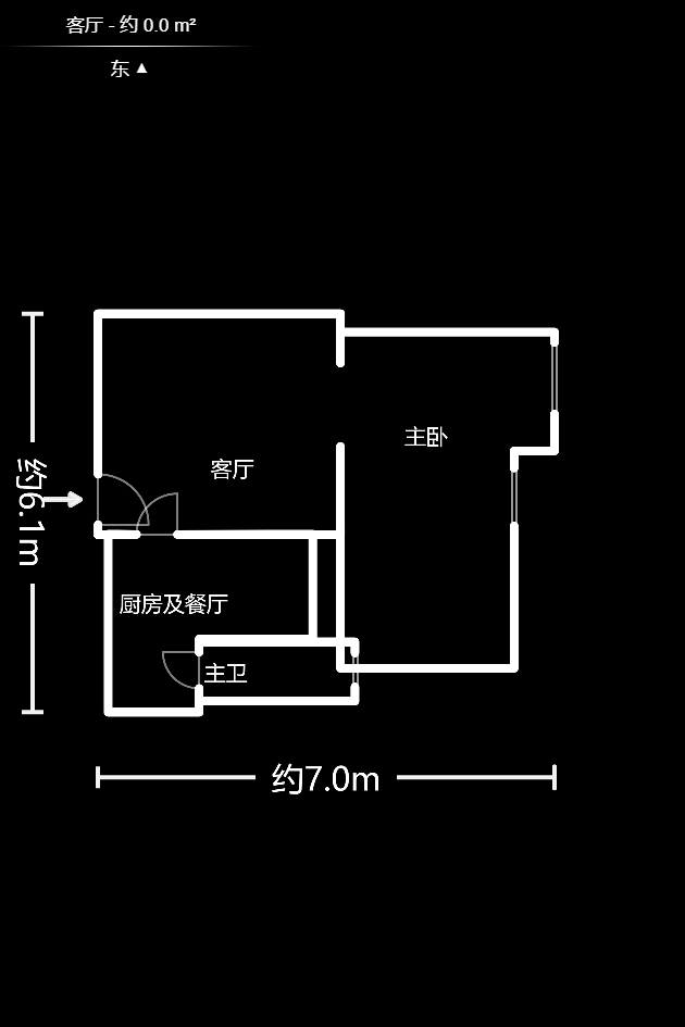 中建芙蓉工社  1室1厅1卫   45.00万户型图