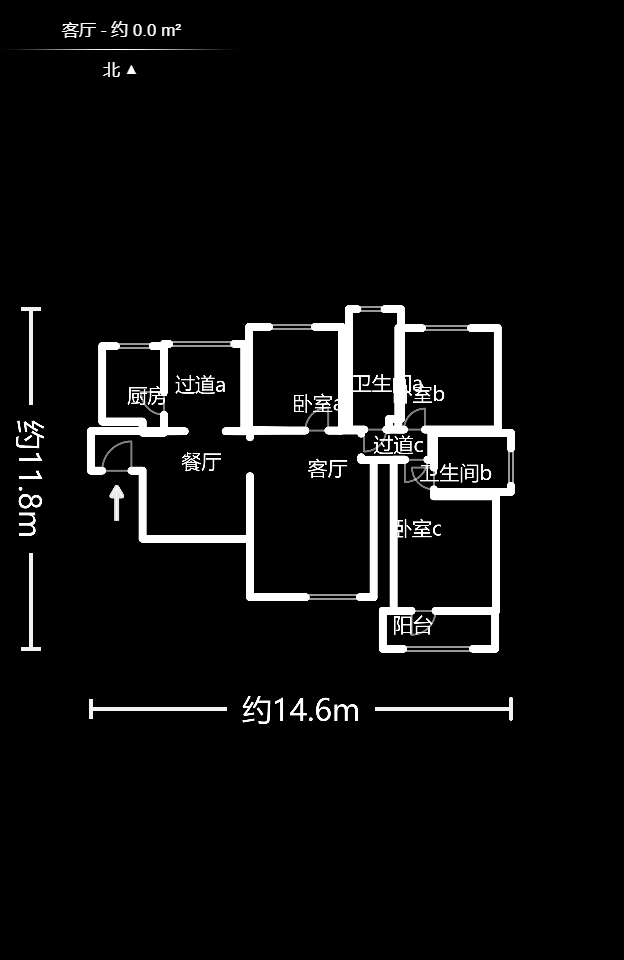 山水印象（愿景想山）  4室2厅2卫   85.50万户型图