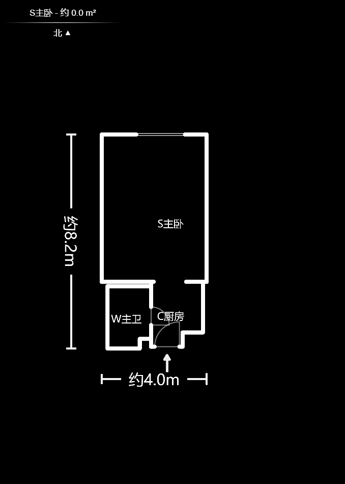 五江天街北区  1室1厅1卫   25.00万户型图