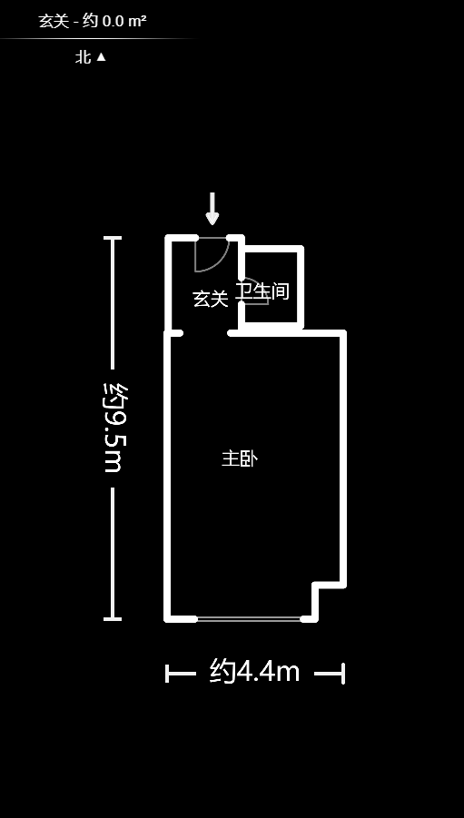 奥克斯缔壹城  1室1厅1卫   33.80万户型图