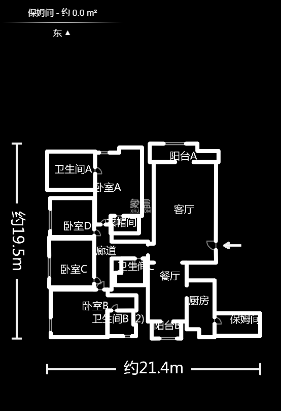 華遠華中心  4室2廳4衛(wèi)   630.00萬