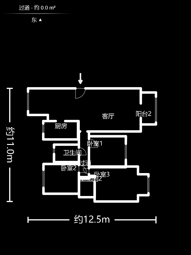 山语城一期  4室2厅2卫    2400.0元/月室内图1