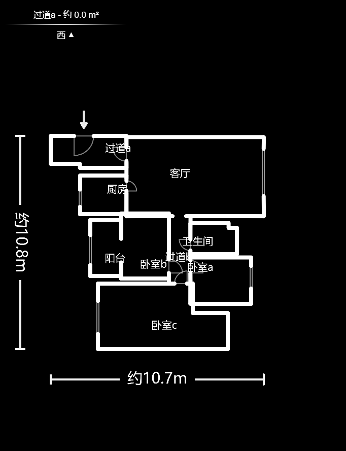 佳兆业水岸新都  3室2厅1卫   60.00万户型图