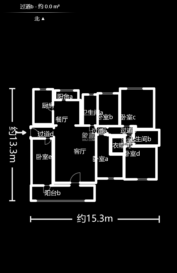 德泽苑  5室2厅2卫   128.00万户型图