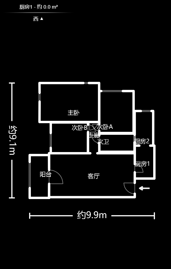 方略城市廣場(chǎng)  3室2廳2衛(wèi)    97.0萬(wàn)戶型圖