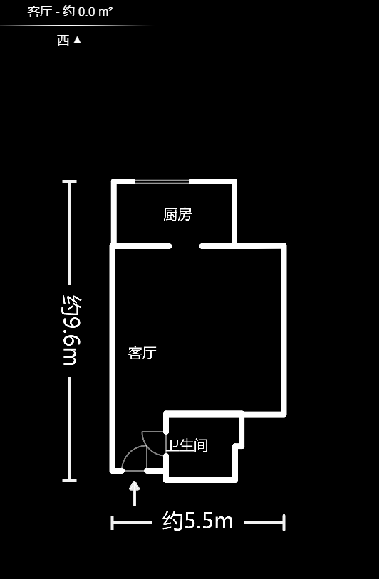 青和上座（上味舫大厦）  1室1厅1卫    2000.0元/月室内图1