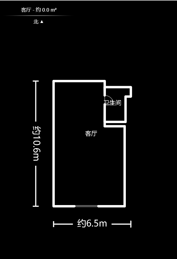 印象天心 2室1厅1卫 42.0万 印象天心 2室1厅1卫 42.0万户型图