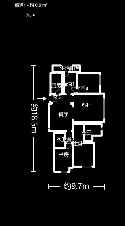 梅溪湖金茂府（金茂广场）（金茂览秀城）  3室2厅2卫   250.00万户型图