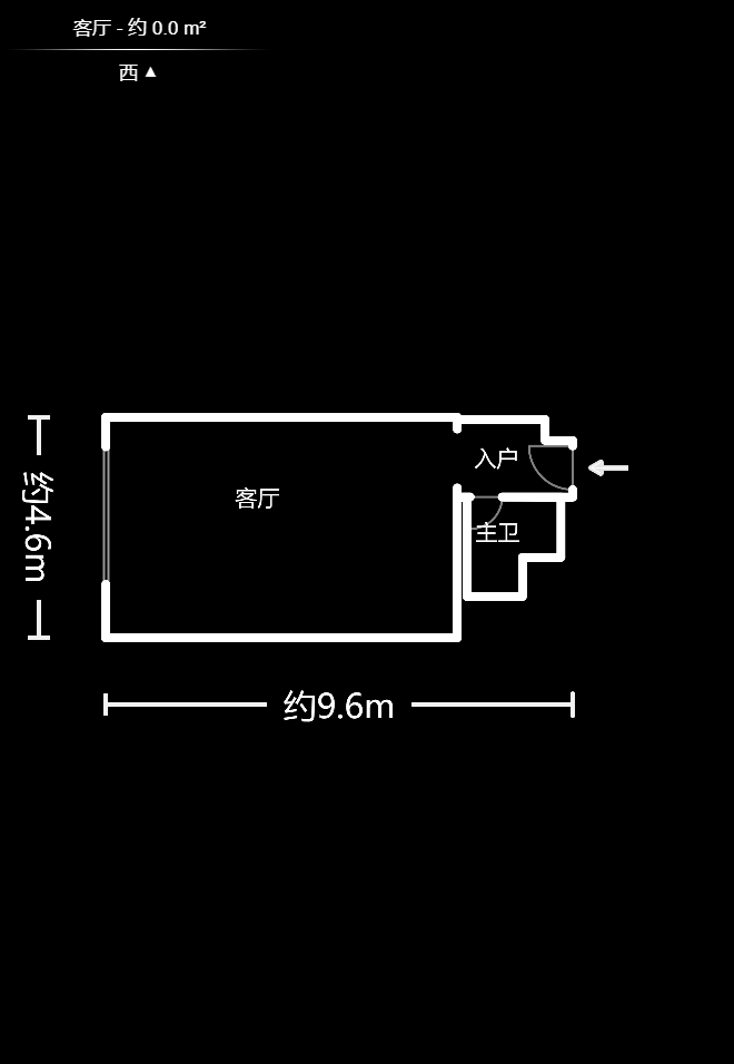 东宸19公馆  1室1厅1卫   42.00万户型图