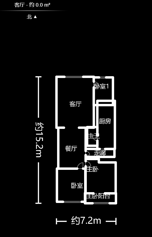 新華通訊社宿舍區(qū)  3室2廳1衛(wèi)    168.0萬戶型圖