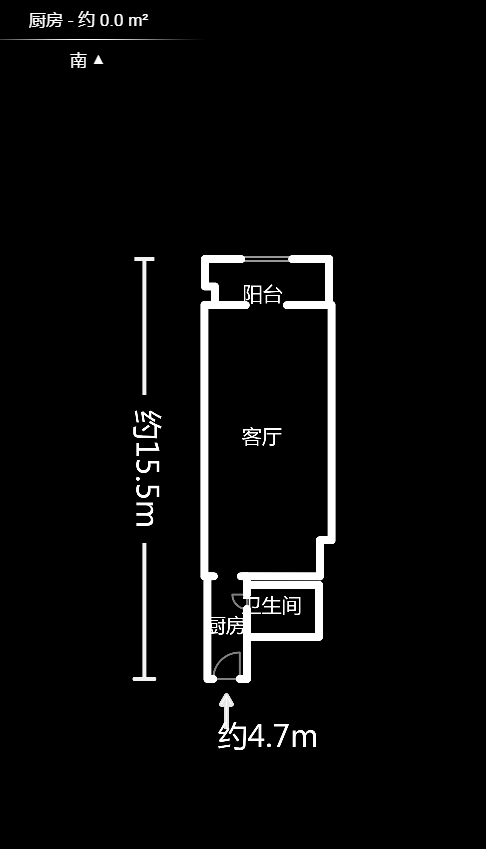 天心华庭  1室1厅1卫   62.00万户型图