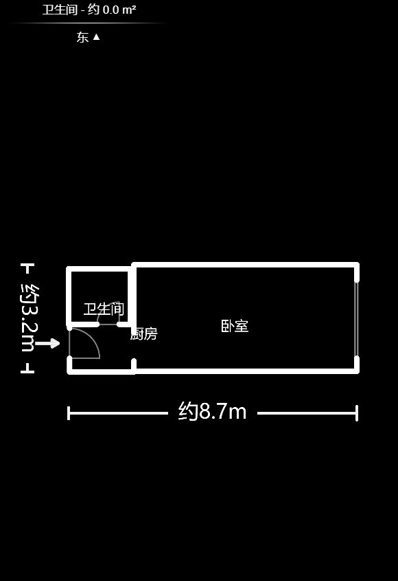 名富公寓 1室1厅1卫 25.0万 名富公寓 1室1厅1卫 25.0万户型图