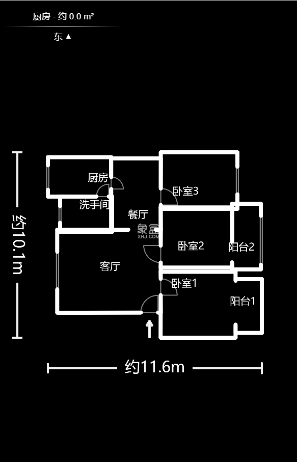 省林勘院  3室2廳1衛(wèi)   132.00萬(wàn)