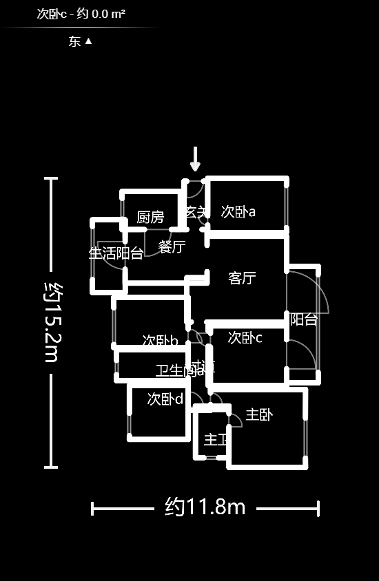 润和紫郡一期 5室2厅2卫 145.0万 润和紫郡一期 5室2厅2卫 145.0万户型图