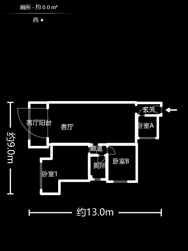 銻都家園  3室2廳1衛(wèi)    69.8萬戶型圖
