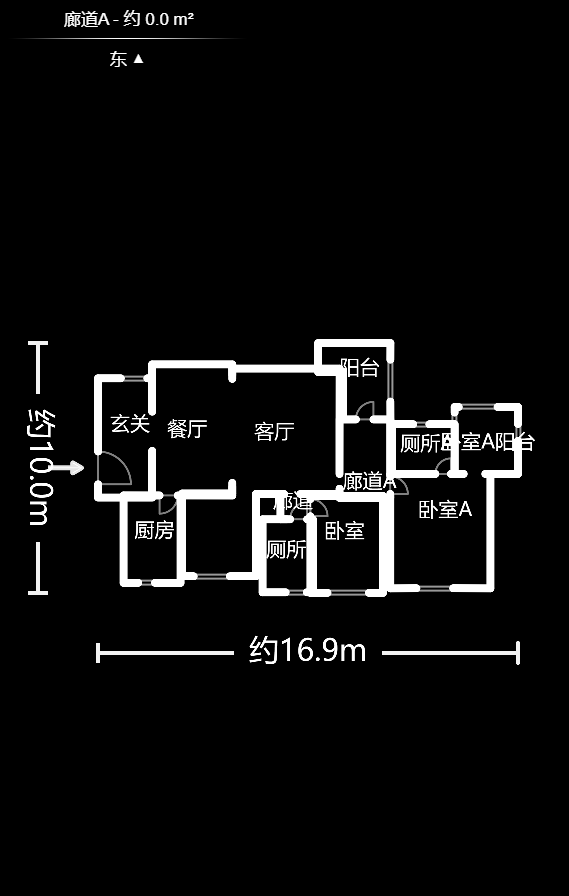 米兰春天  4室2厅2卫    112.0万户型图