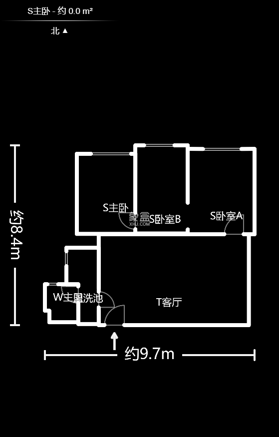 華菱新城地標  2室2廳1衛(wèi)   73.00萬