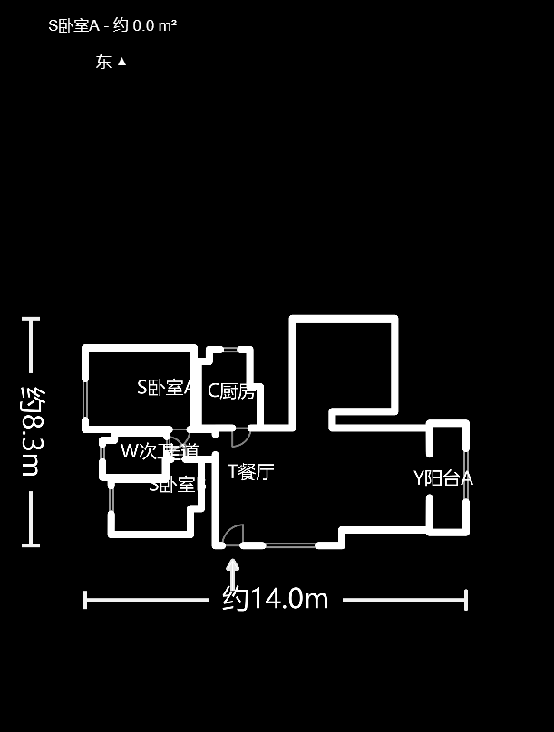 兴旺正佳广场（金石雅苑）  3室2厅2卫    130.0万户型图