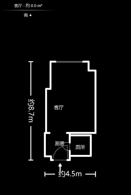 当代滨江MOMA  1室1厅1卫   46.00万户型图