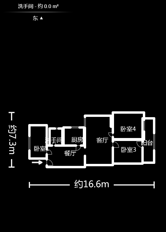 華達(dá)家園  3室2廳1衛(wèi)    42.8萬(wàn)戶(hù)型圖