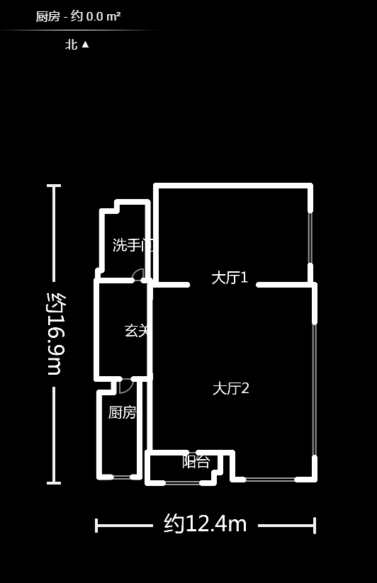 麓谷坐标  3室2厅2卫    134.8万户型图
