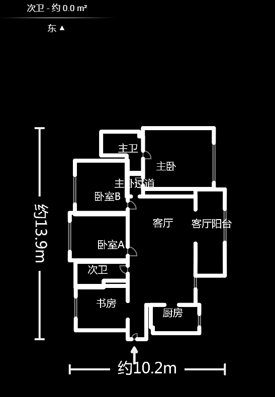 钰龙天下二期（钰龙佳园）  4室2厅2卫    280.0万户型图