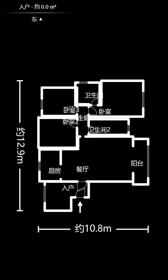 紫御江山  4室2厅2卫   100.00万户型图