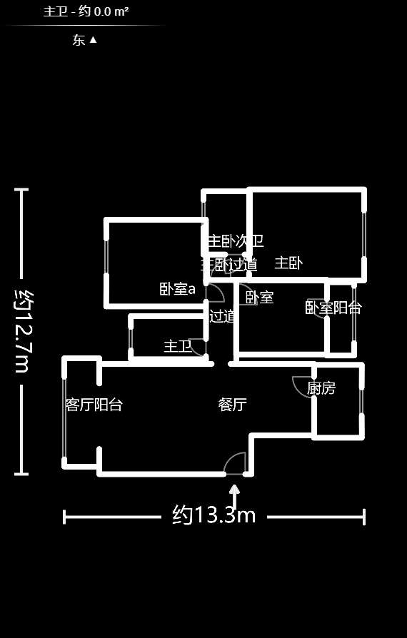 恒广国际景园一二区  3室2厅1卫    93.8万 恒广国际景园一二区  3室2厅1卫    93.8万户型图