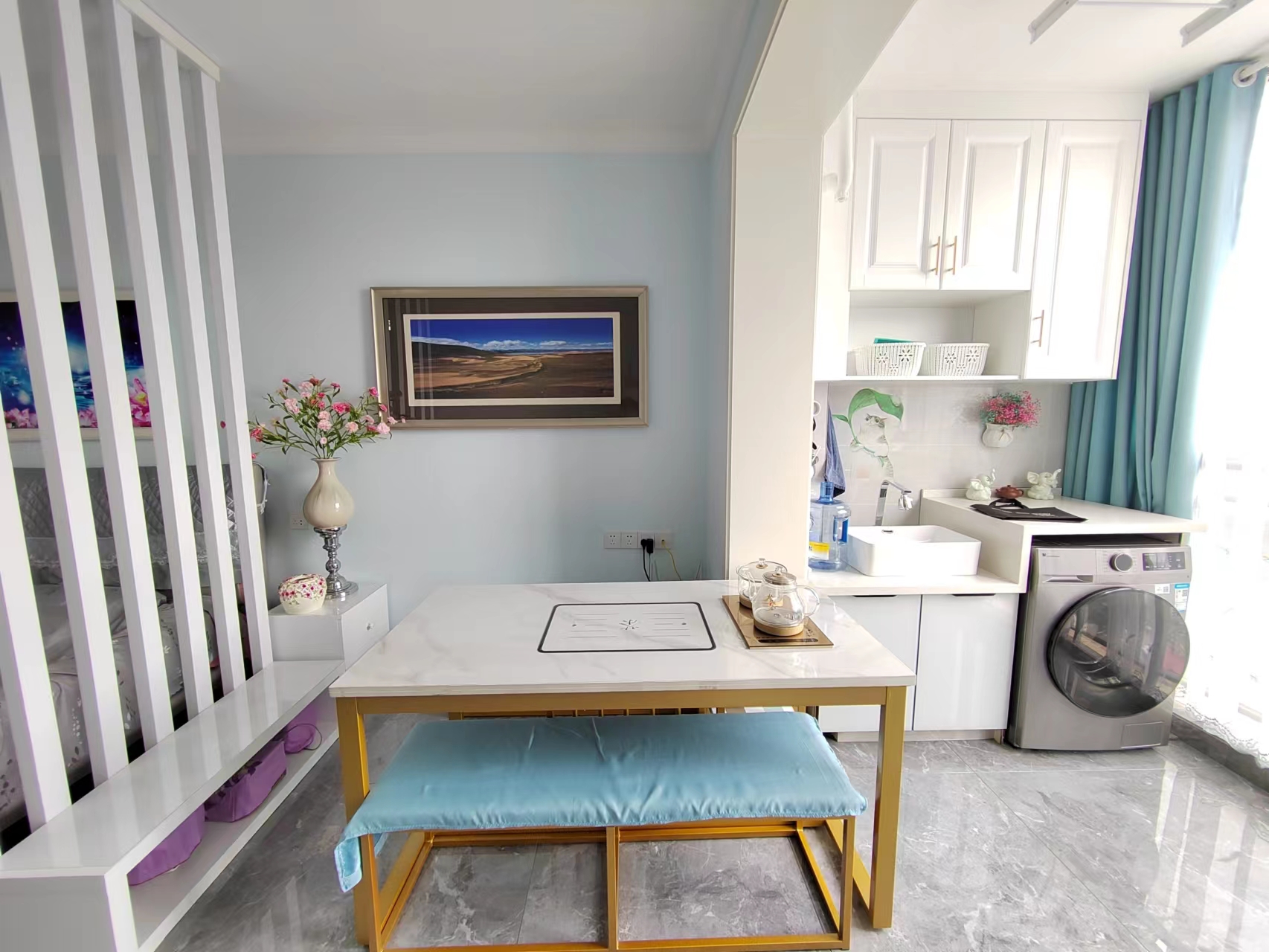 九九华帝  1室1厅1卫    37.8万 九九华帝  1室1厅1卫    37.8万客厅