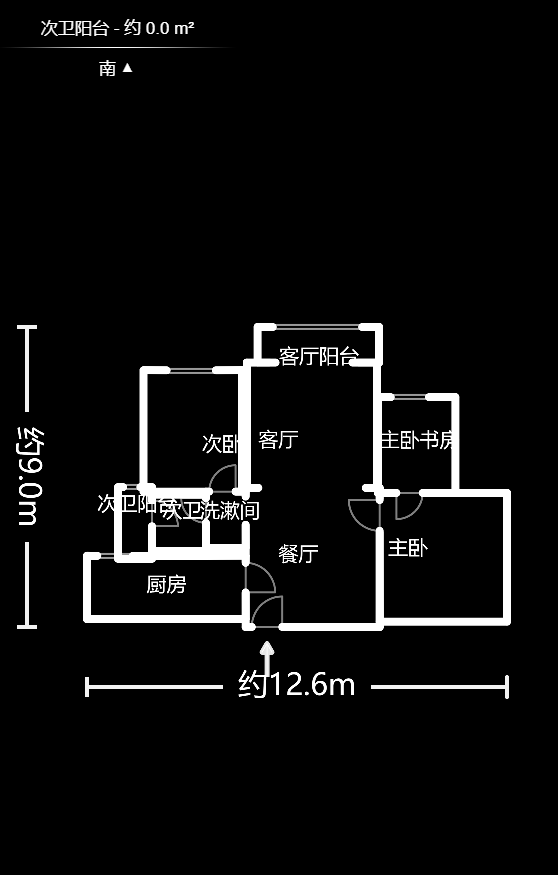 世茂外滩里（世茂铂翠湾三期）  3室2厅1卫    3200.0元/月室内图1